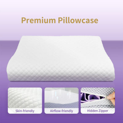 Bed function Gel Pillow | Bamboo Ergonomic Orthopedic Neck Pillow | Neck Relaxation Pressure Relief Pillow