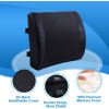 Memory Foam Elastic Back Cushion | Comfort Lumbar Support Pillow | Office Chair Back Improve | Sitting Posture Comfort Cushion