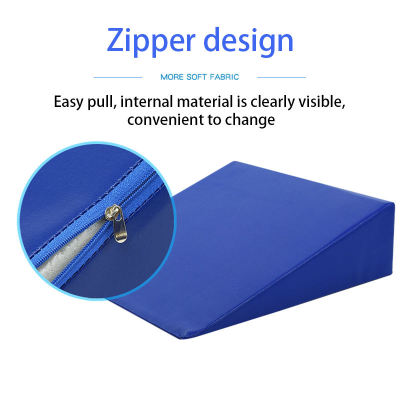 Comfort Triangle Leg Pillow | Shaped Bed Wedge Leg Pillow | Foot Pillow Folding Memory Foam | Incline Cushion System