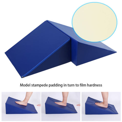 Comfort Triangle Leg Pillow | Shaped Bed Wedge Leg Pillow | Foot Pillow Folding Memory Foam | Incline Cushion System