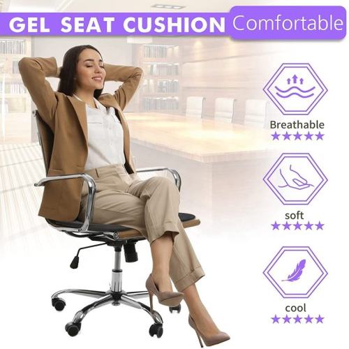Bed pillow | Gel Seat Cushion | Double Thick TPE Cushion | Long Sitting | Non-Slip Cover Breathable Honeycomb Chair Pads