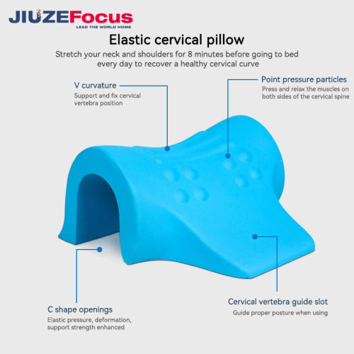 Neck Relaxer Pillow | Cervical Traction Device TMJ Pain Relief | Cervical Spine Alignment Chiropractic