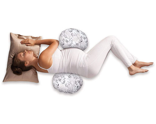 Body Sleeping Pregnancy Pillow | Manufacture Wholesale |  Soft C Shaped Full | Detachable Cotton Cover | Pink Christmas Space