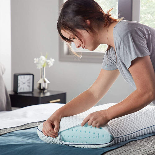 Memory Foam Bed Pillow | Standard size | Gel infused Ventilated