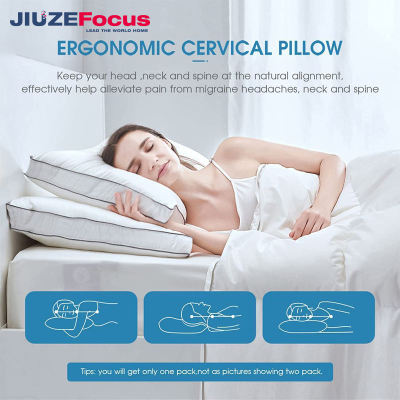 Gel Pillow Cervical | Orthopedic Contour | Memory Foam Pillow | Cervical pillow | Neck Pain Keep Cooling Luxury