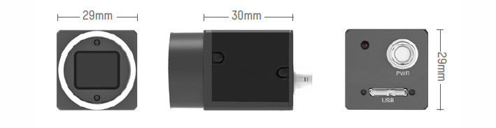 USB3 비전 카메라 | HC-CA004-10UC 0.4MP 1/2.9