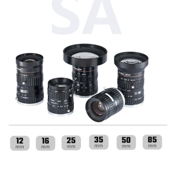 C-Mount Lens | 10MP Fixed Focus FA Machine Vision Lenses for 4/3