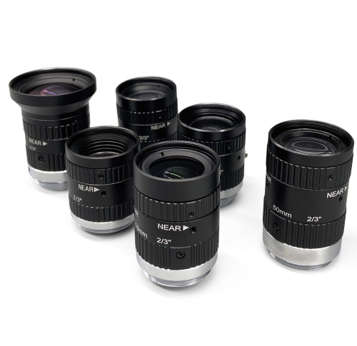 C-Mount Lens | 5MP Fixed Focus FA Machine Vision Lenses for 2/3" Sensor