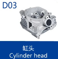 Generator Spare Parts For Chinese Model Replacement 6500 5.0kw Cylinder head