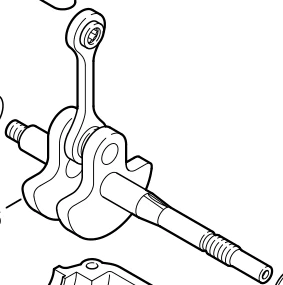 Brush Cutter Spare Parts For ST Replacement FS38 Crankshaft