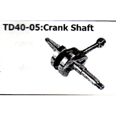 Brush Cutter Spare Parts For Kawasaki Replacement TD40 Crank shaft
