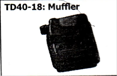Brush Cutter Spare Parts For Kawasaki Replacement TD40 Muffler