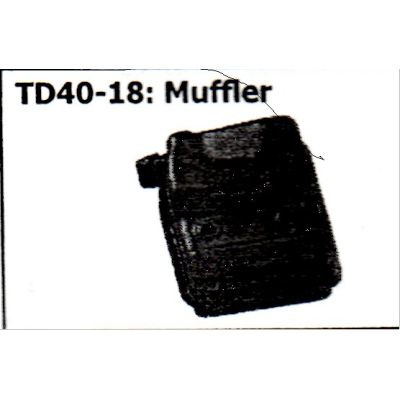 Brush Cutter Spare Parts For Kawasaki Replacement TD40 Muffler