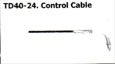 Brush Cutter Spare Parts For Kawasaki Replacement TD40 Control cable