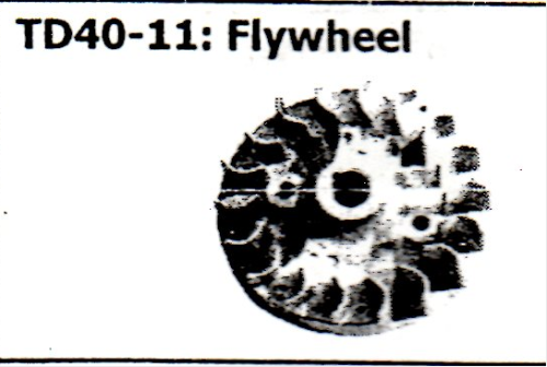 Brush Cutter Spare Parts For Kawasaki Replacement TD40 Flywheel