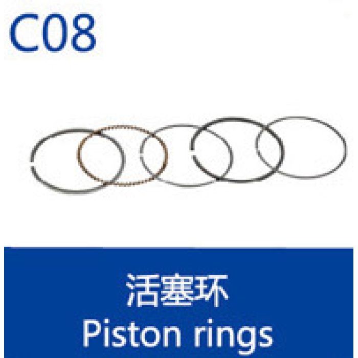 Small 4 Stroke Engine Spare Parts For Honda Model Replacement GX160 Piston rings for generator