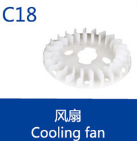Small 4 Stroke Engine Spare Parts For Honda Model Replacement GX160 Cooling fan for generator