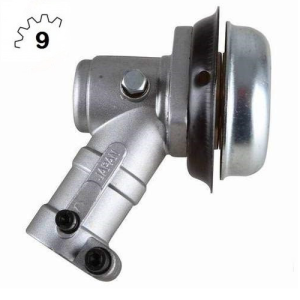 Brush cutter lower gearbox 26/28mm 9 teeth