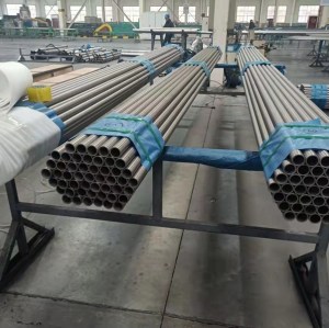 3 inch titanium pipe with seamless process for condenser & evaporator use