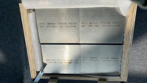 Gr5 ams4928 solid block of titanium with good mechanical properties used for aerospace parts making