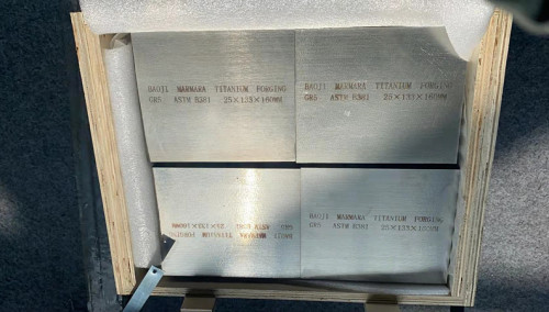 Gr5 astmb381 titanium block with good mechanical properties for defense