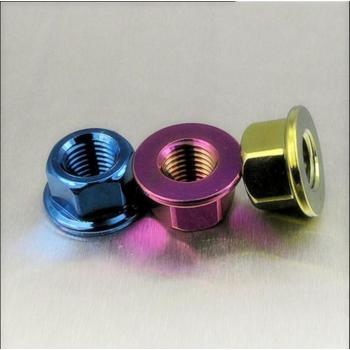 Titanium nuts with machined process