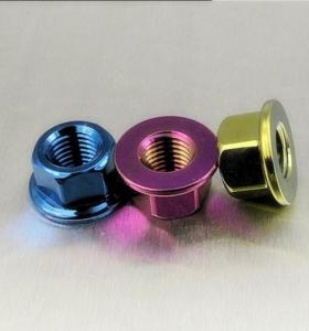 Titanium nuts with machined process