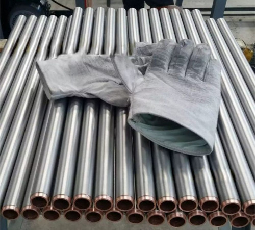 Corrosion resistant titanium clad copper pipe used in marine industry