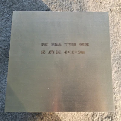 Gr5 astmb381 titanium block with good mechanical properties for defense