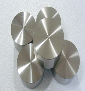 Forged gr5 titanium disk with machined surface used for machining industry