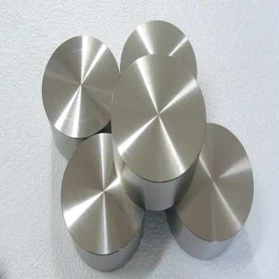 Forged gr5 titanium disk with machined surface used for machining industry