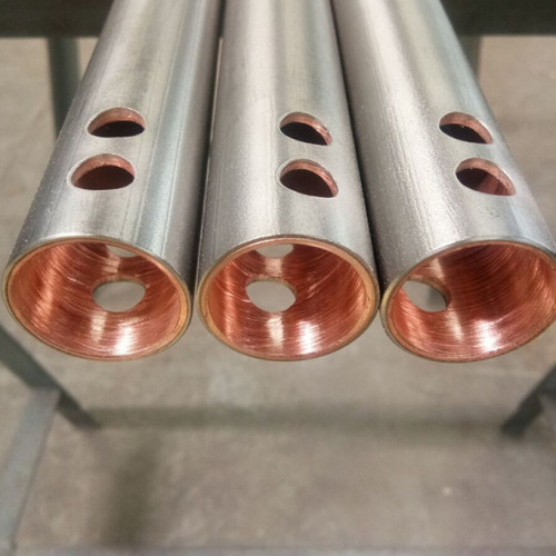 Titanium clad copper pipe with  customer requst composite thickness and size