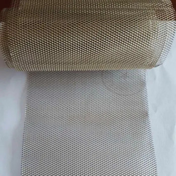 Titanium mesh plate with hole size 12.5x4.5 used for making titanium anode