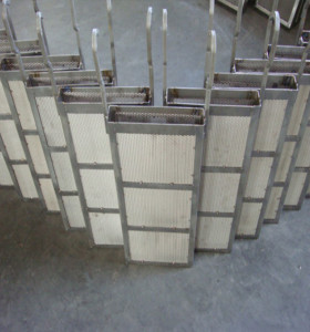Gr2 titanium baskets electroplating for with customized size