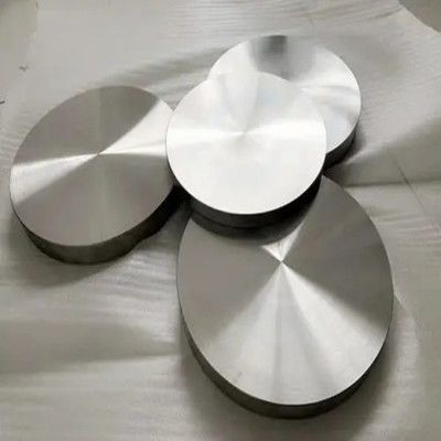 Forging titanium alloys titanium disc with machined surface used for machining industry