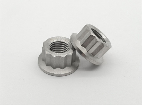 Titanium bike bolts with flange in high strength