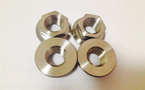 Titanium bike bolts with flange in high strength