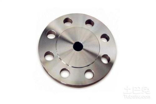 Forging titanium blind flange with machined surface used for petrochemical industry