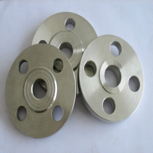 Forging titanium blind flange with machined surface used for petrochemical industry