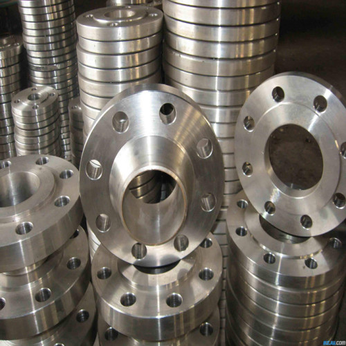 Forging titanium blind flange with machined surface used for petrochemical industry