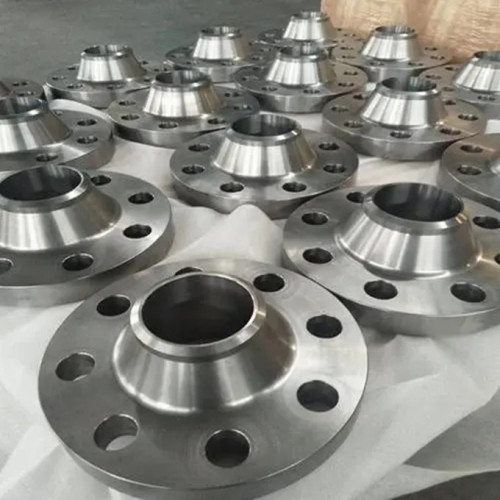 Forging titanium blind flange with machined surface used for petrochemical industry