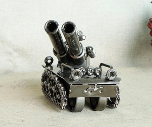 Which parts of the tank can be made of titanium alloy