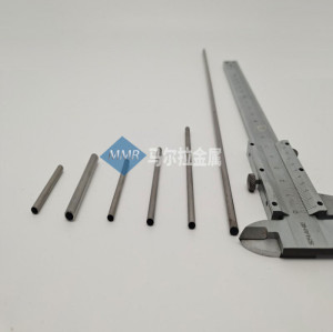 Small od size and thick titanium capillary tubing used for aviation industry