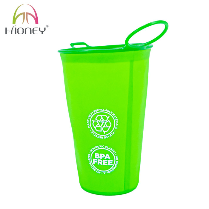 BPA Free TPU Collapsible Soft Water Cup for Running Hiking Camping