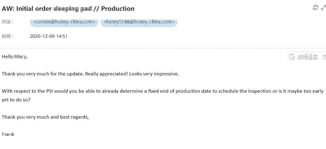 Customer appreciating our services