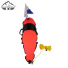 420D Nylon with TPU Torpedo Buoy for Spearfishing, Diving, Snorkeling, and Swimming