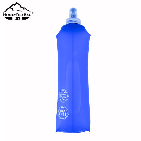 BPA Free TPU Collapsible Water Bottle Soft Flask for Running Hiking Camping