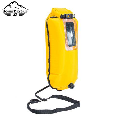 20L Nylon Open Water Swim Buoy with Transparent Phone Window