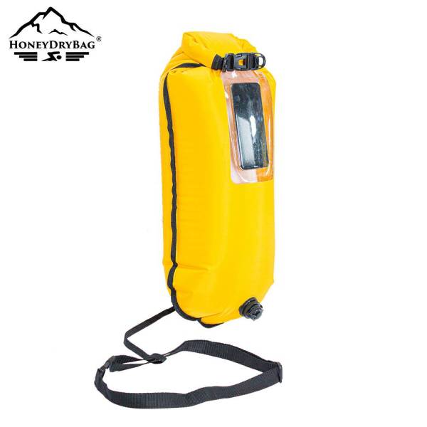 20L Nylon Open Water Swim Buoy with Transparent Phone Window