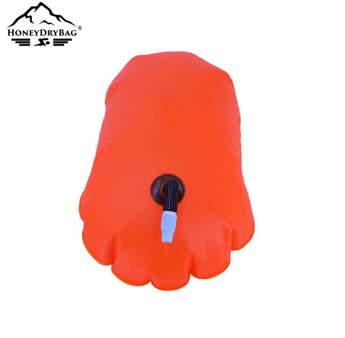 Rounded Rectangle PVC Open Water Swim Buoy, Tow Float for Triathlon